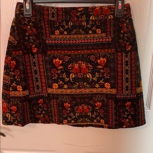 H&M coachella collection mini skirt